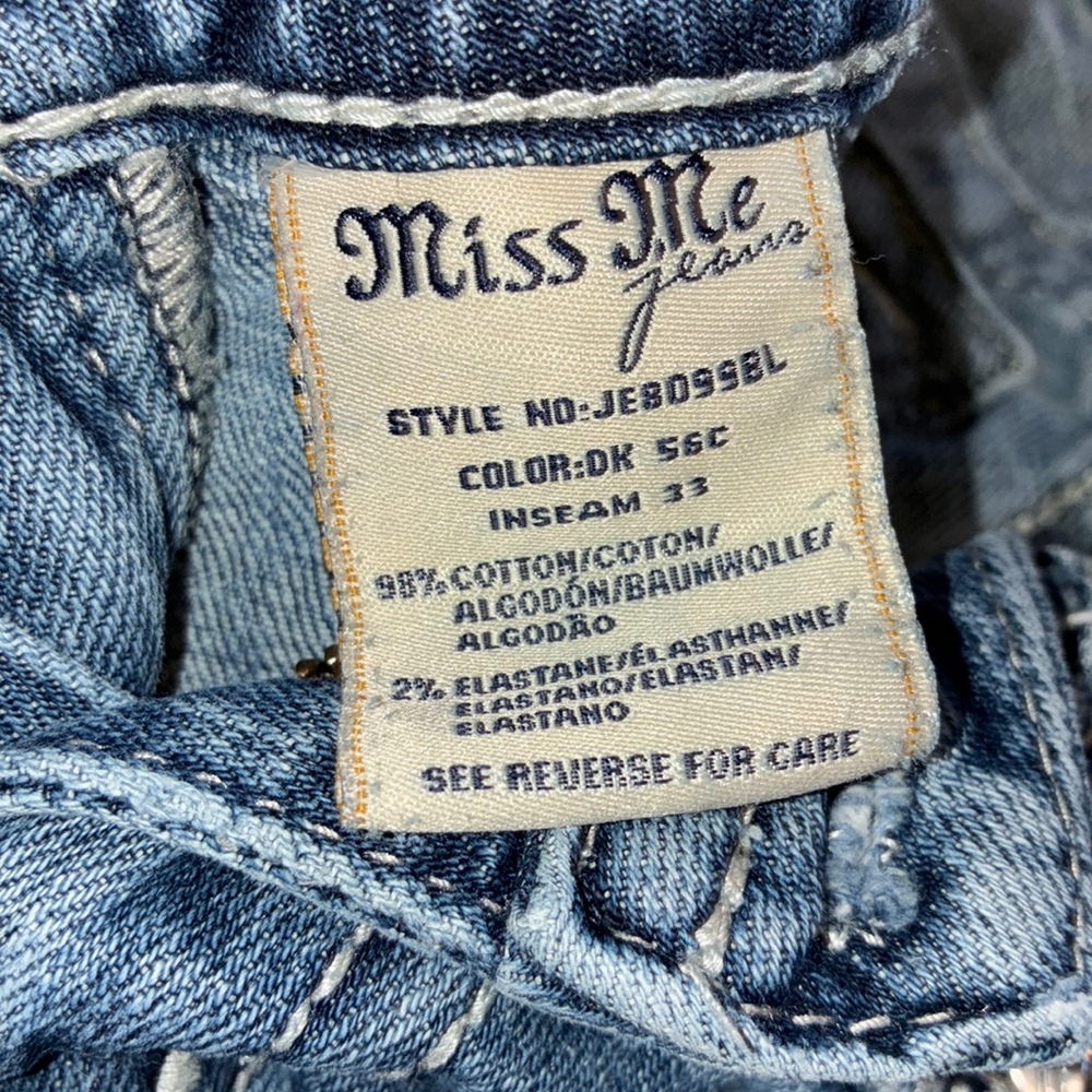 Miss me jeans size 28 signature boot cut